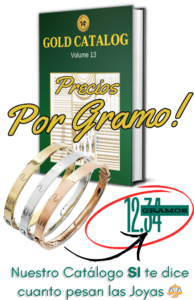 Venta por Catalogo de Joyas de Oro 14KT